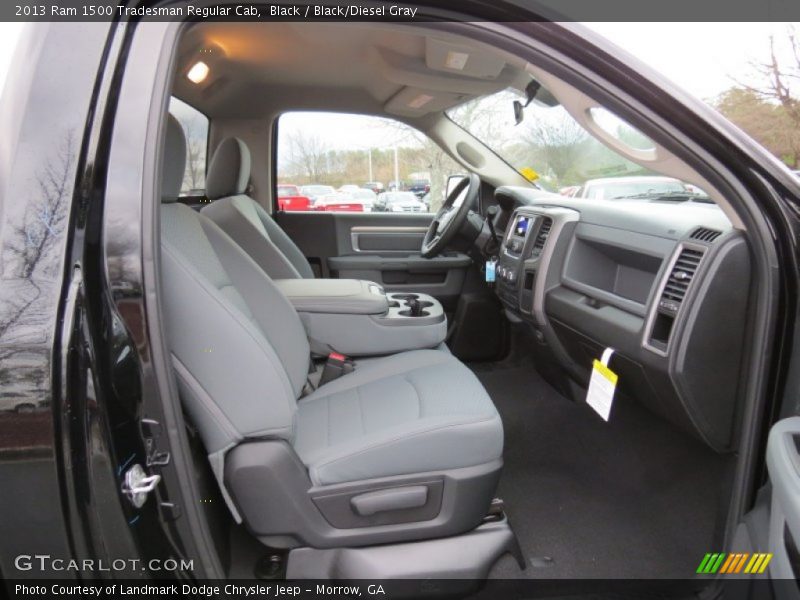 Black / Black/Diesel Gray 2013 Ram 1500 Tradesman Regular Cab