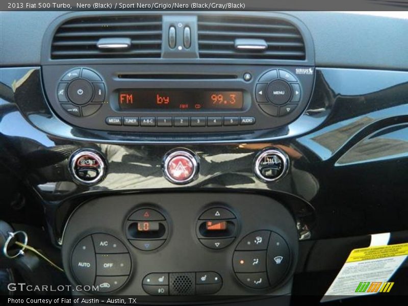 Nero (Black) / Sport Nero/Grigio/Nero (Black/Gray/Black) 2013 Fiat 500 Turbo