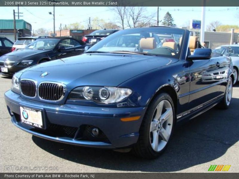 Mystic Blue Metallic / Sand 2006 BMW 3 Series 325i Convertible