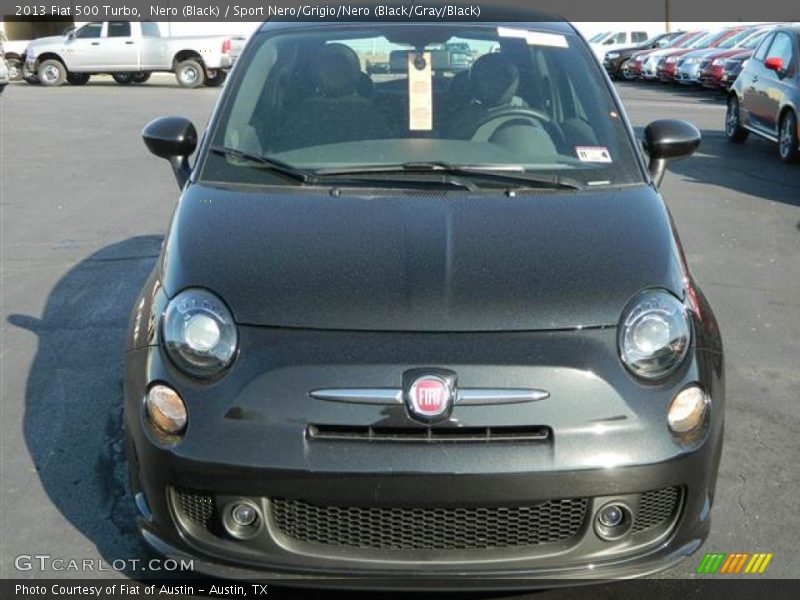 Nero (Black) / Sport Nero/Grigio/Nero (Black/Gray/Black) 2013 Fiat 500 Turbo