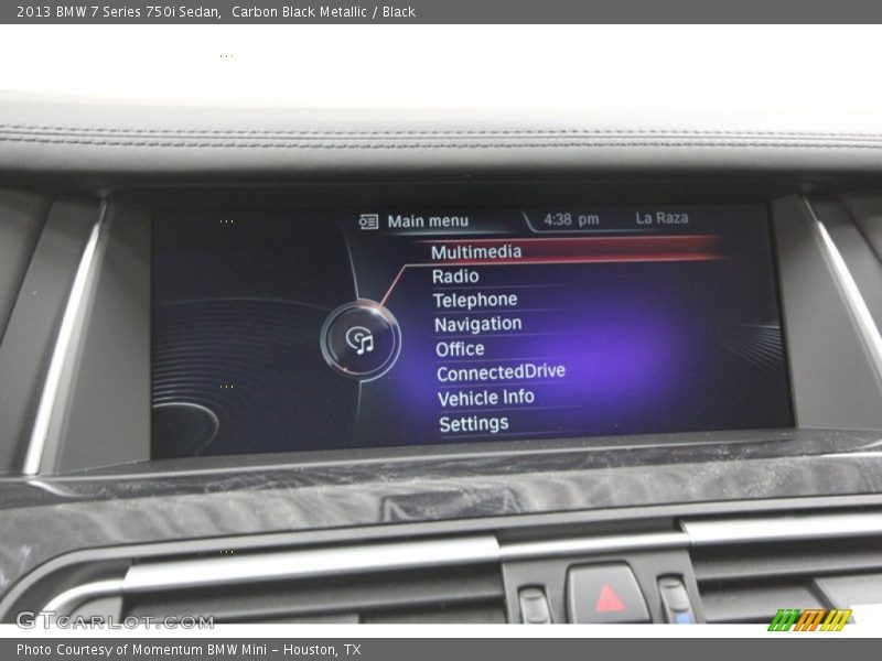 Carbon Black Metallic / Black 2013 BMW 7 Series 750i Sedan