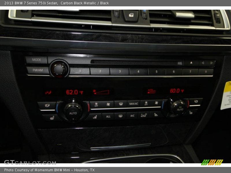 Carbon Black Metallic / Black 2013 BMW 7 Series 750i Sedan