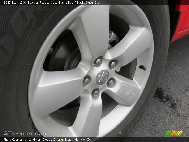 Flame Red / Black/Diesel Gray 2013 Ram 1500 Express Regular Cab