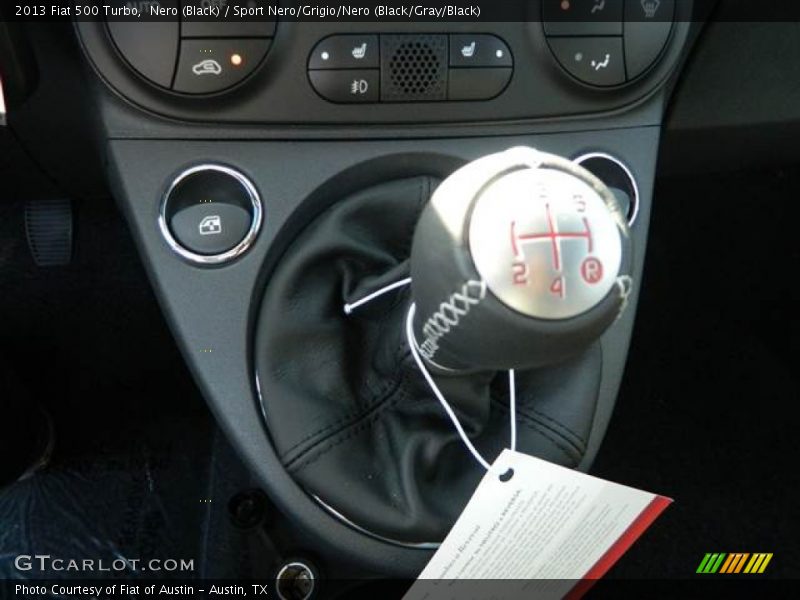 Nero (Black) / Sport Nero/Grigio/Nero (Black/Gray/Black) 2013 Fiat 500 Turbo
