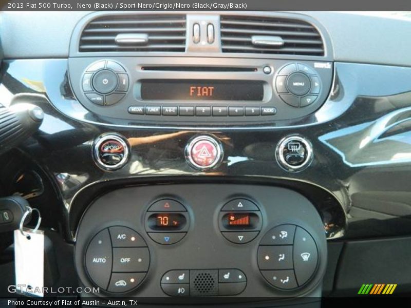 Nero (Black) / Sport Nero/Grigio/Nero (Black/Gray/Black) 2013 Fiat 500 Turbo