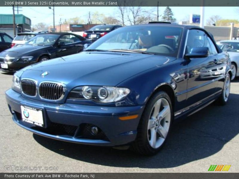 Mystic Blue Metallic / Sand 2006 BMW 3 Series 325i Convertible