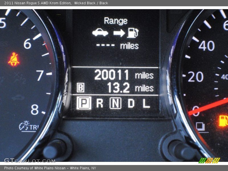 Wicked Black / Black 2011 Nissan Rogue S AWD Krom Edition
