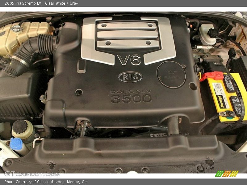 Clear White / Gray 2005 Kia Sorento LX