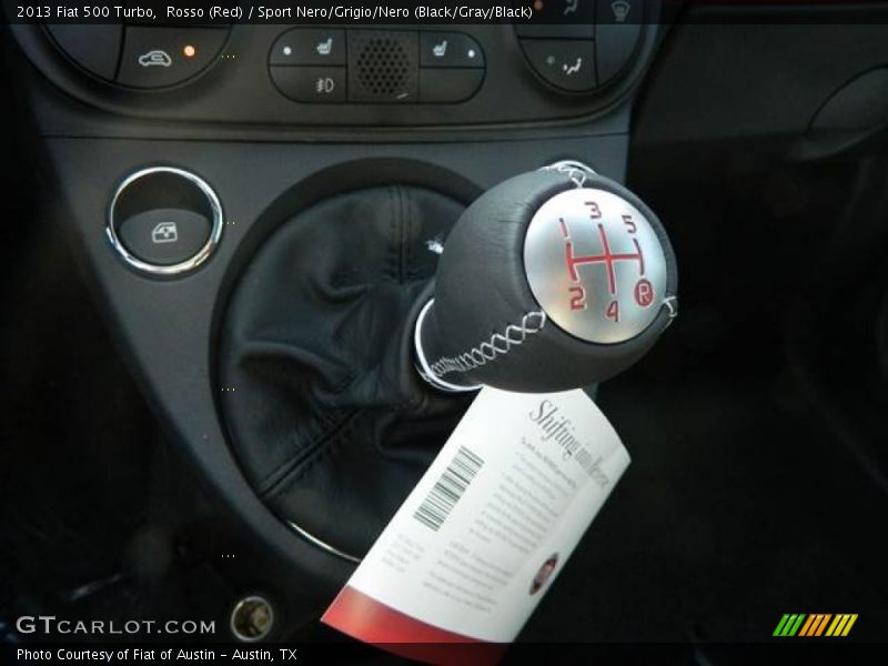  2013 500 Turbo 5 Speed Manual Shifter