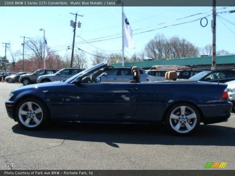 Mystic Blue Metallic / Sand 2006 BMW 3 Series 325i Convertible