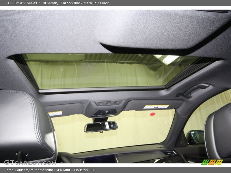 Carbon Black Metallic / Black 2013 BMW 7 Series 750i Sedan
