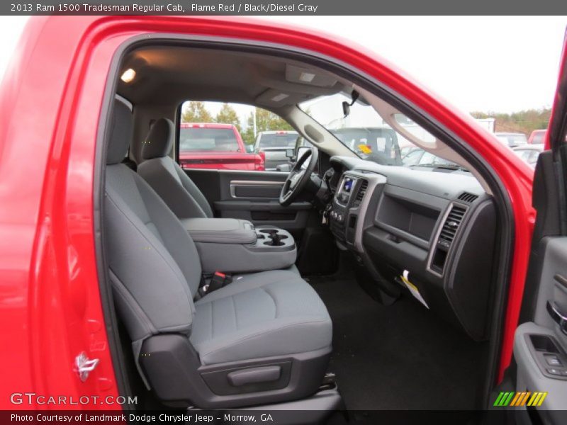 Flame Red / Black/Diesel Gray 2013 Ram 1500 Tradesman Regular Cab