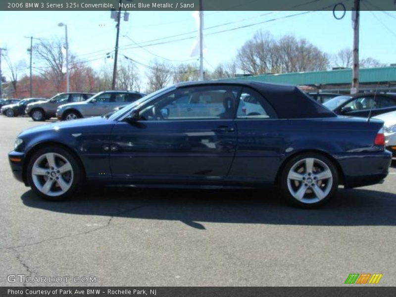 Mystic Blue Metallic / Sand 2006 BMW 3 Series 325i Convertible