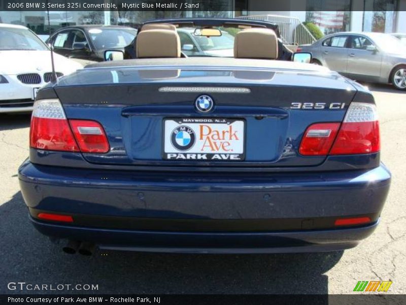 Mystic Blue Metallic / Sand 2006 BMW 3 Series 325i Convertible