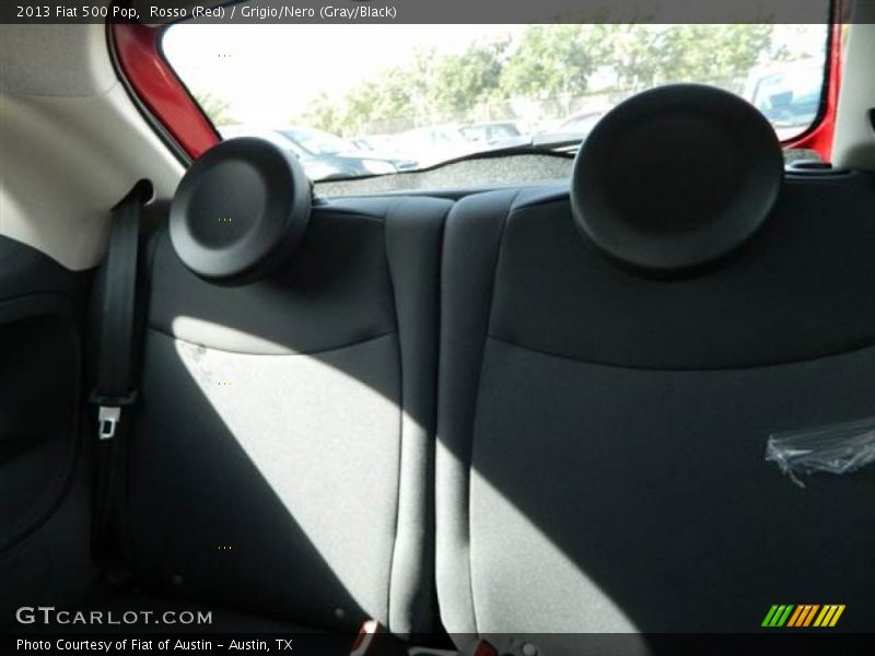 Rosso (Red) / Grigio/Nero (Gray/Black) 2013 Fiat 500 Pop