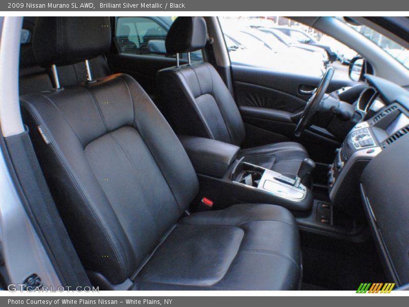 Brilliant Silver Metallic / Black 2009 Nissan Murano SL AWD