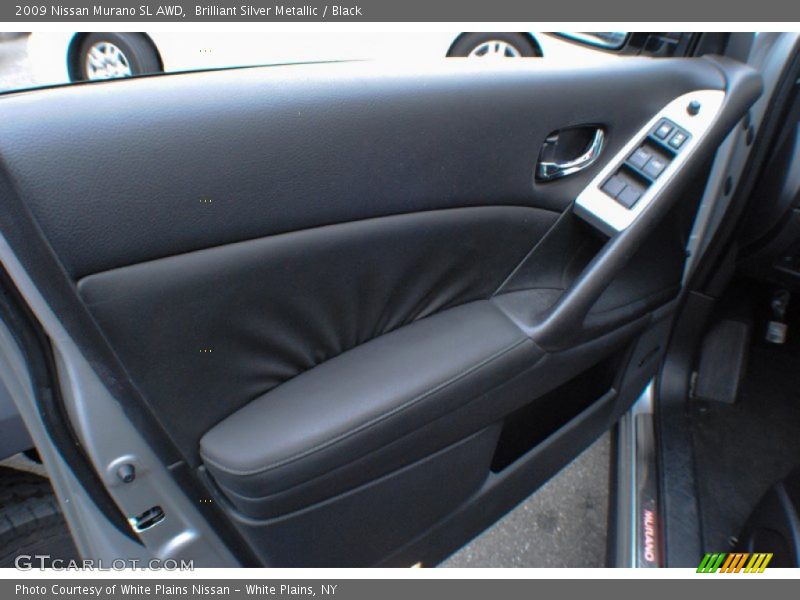 Brilliant Silver Metallic / Black 2009 Nissan Murano SL AWD
