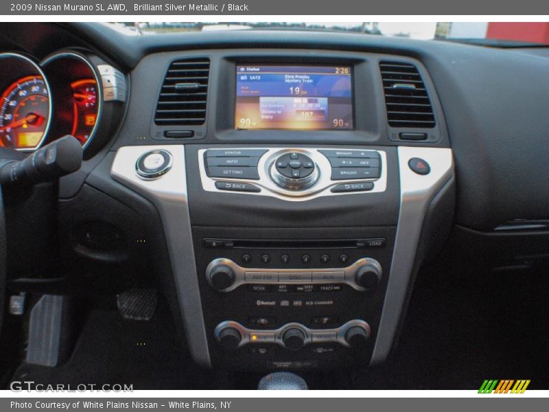 Brilliant Silver Metallic / Black 2009 Nissan Murano SL AWD