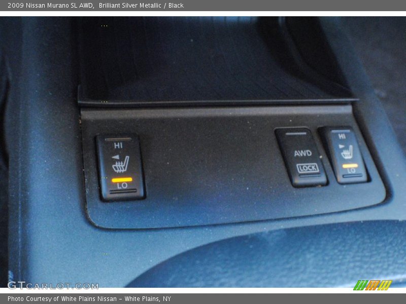 Brilliant Silver Metallic / Black 2009 Nissan Murano SL AWD