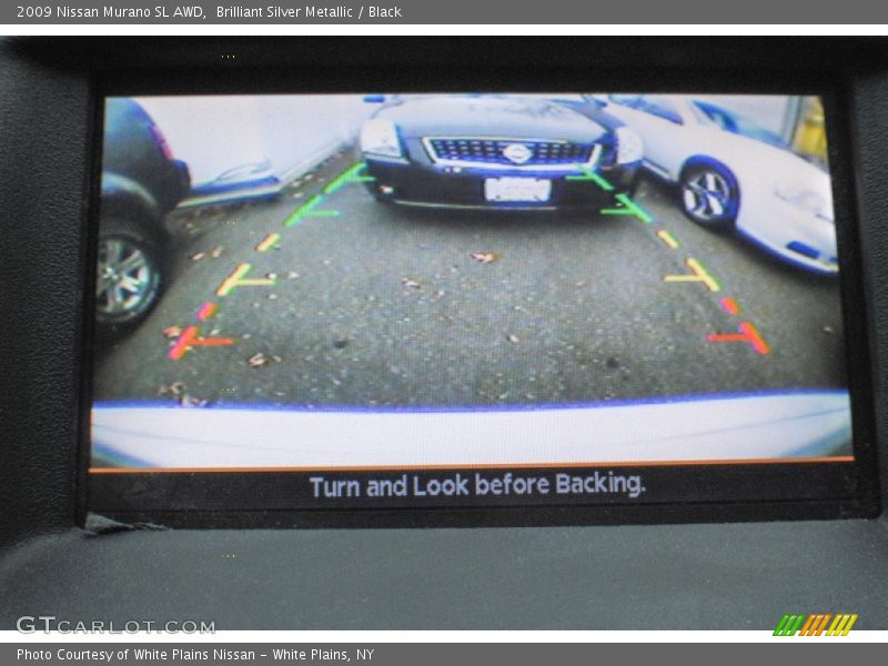 Brilliant Silver Metallic / Black 2009 Nissan Murano SL AWD