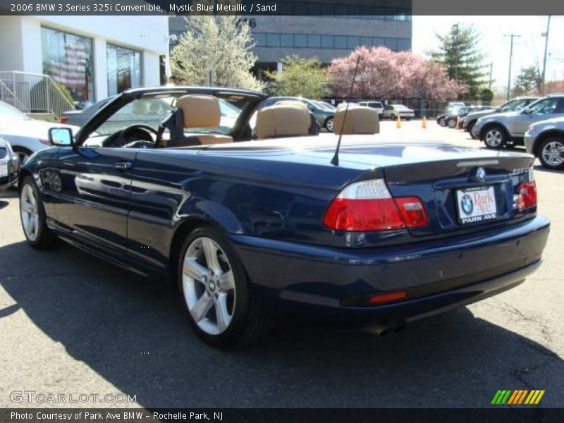 Mystic Blue Metallic / Sand 2006 BMW 3 Series 325i Convertible