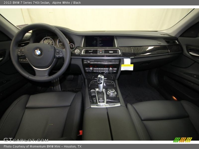 Alpine White / Black 2013 BMW 7 Series 740i Sedan