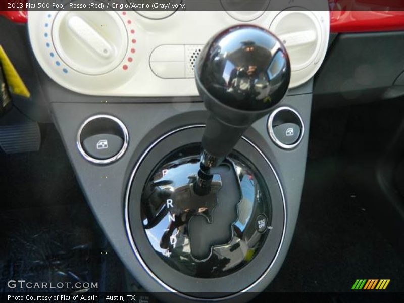 Rosso (Red) / Grigio/Avorio (Gray/Ivory) 2013 Fiat 500 Pop