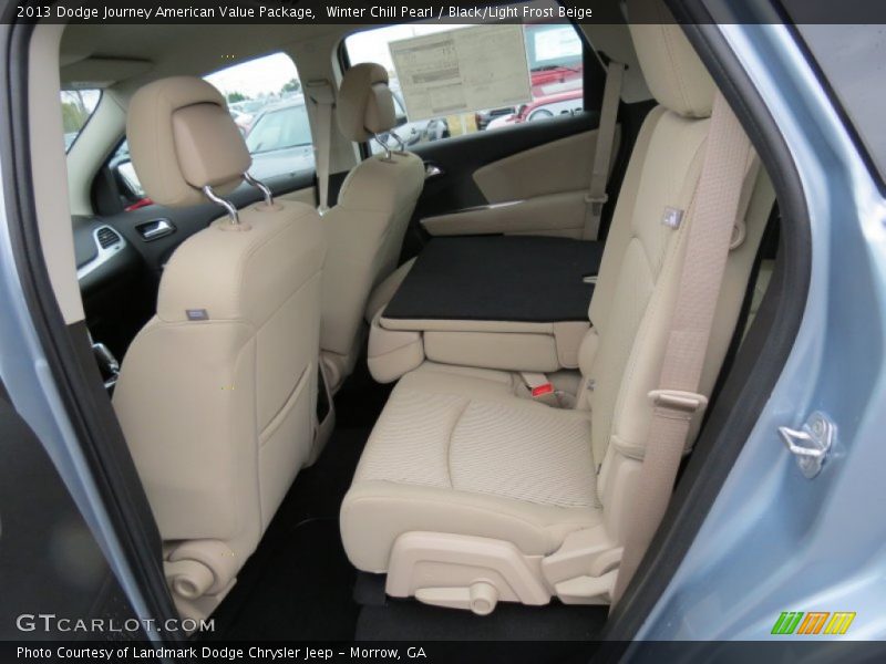 Winter Chill Pearl / Black/Light Frost Beige 2013 Dodge Journey American Value Package