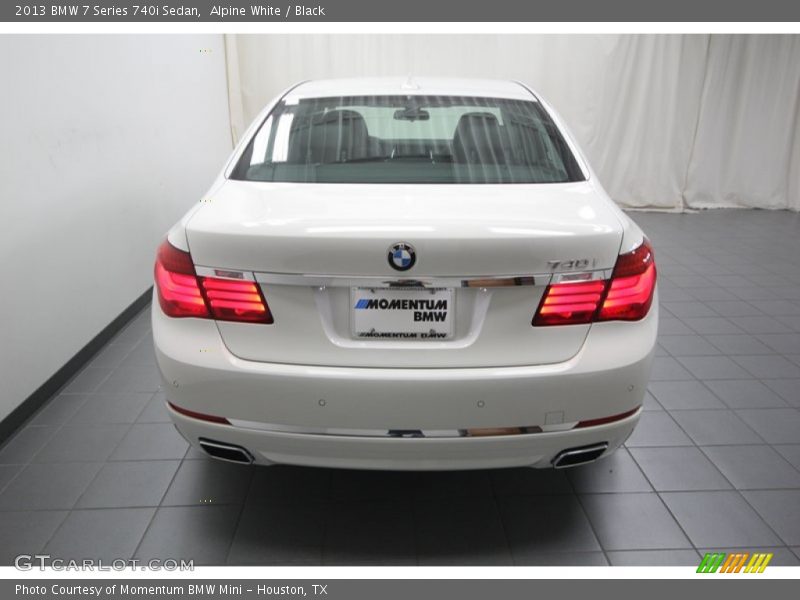 Alpine White / Black 2013 BMW 7 Series 740i Sedan