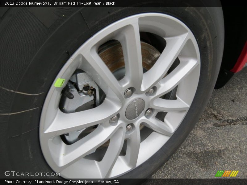 Brilliant Red Tri-Coat Pearl / Black 2013 Dodge Journey SXT