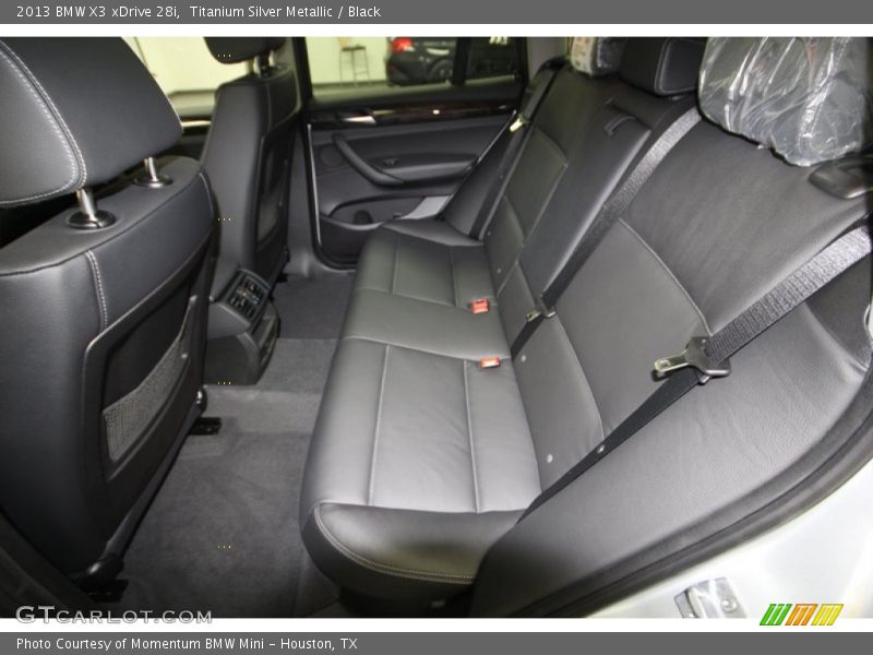 Titanium Silver Metallic / Black 2013 BMW X3 xDrive 28i