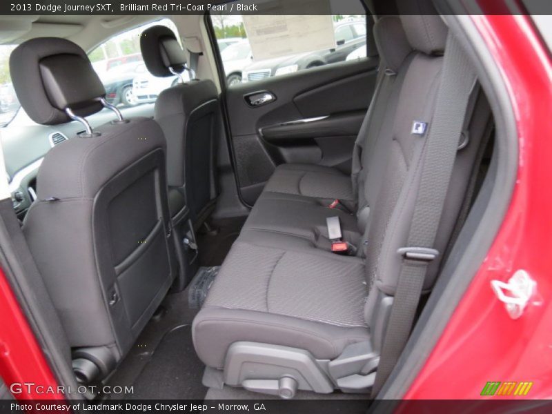 Brilliant Red Tri-Coat Pearl / Black 2013 Dodge Journey SXT