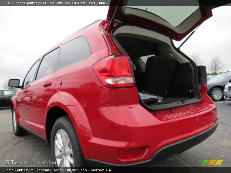 Brilliant Red Tri-Coat Pearl / Black 2013 Dodge Journey SXT