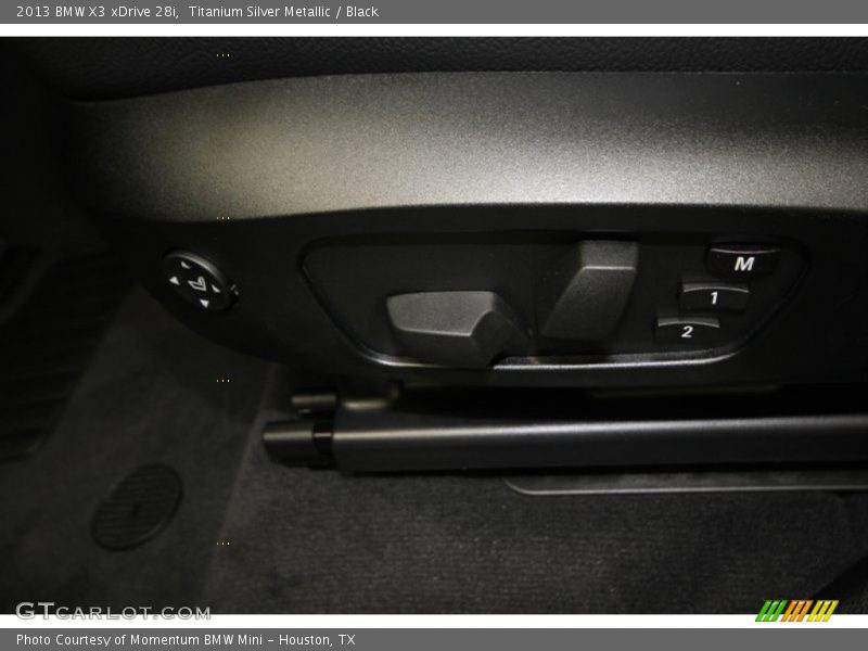 Titanium Silver Metallic / Black 2013 BMW X3 xDrive 28i