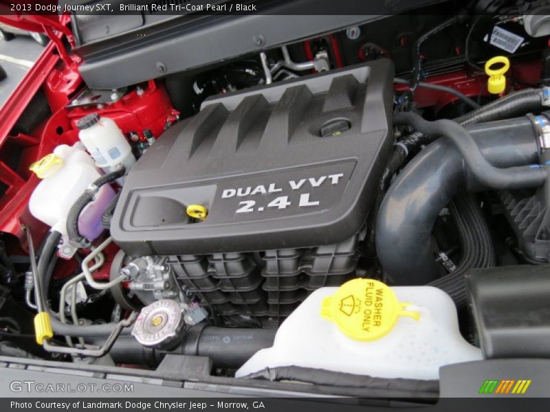 Brilliant Red Tri-Coat Pearl / Black 2013 Dodge Journey SXT