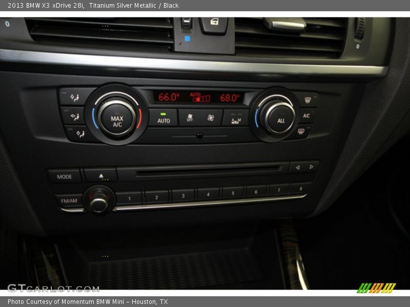 Titanium Silver Metallic / Black 2013 BMW X3 xDrive 28i