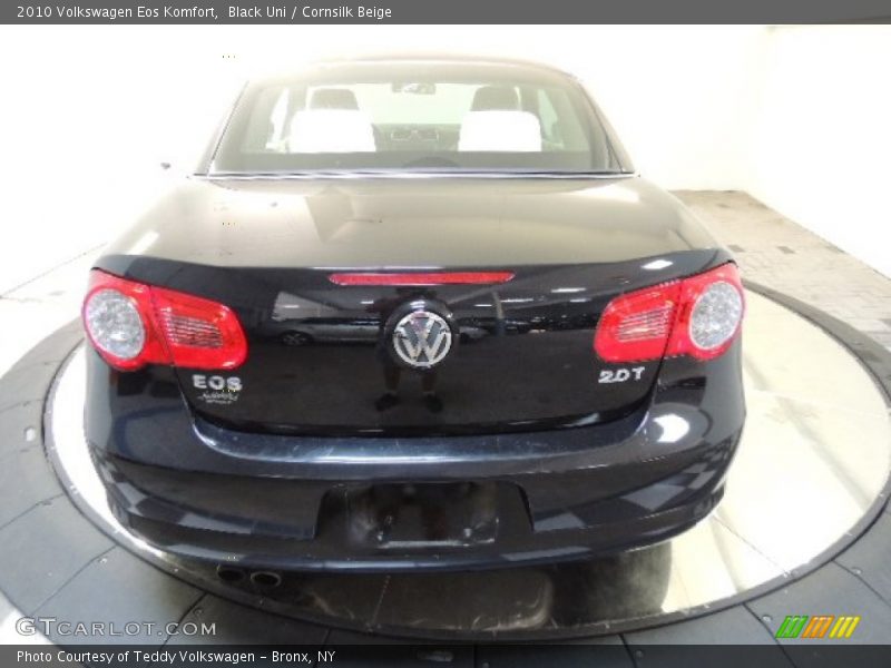 Black Uni / Cornsilk Beige 2010 Volkswagen Eos Komfort