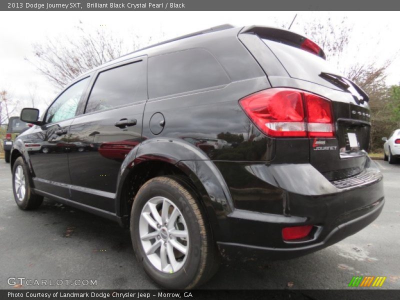 Brilliant Black Crystal Pearl / Black 2013 Dodge Journey SXT
