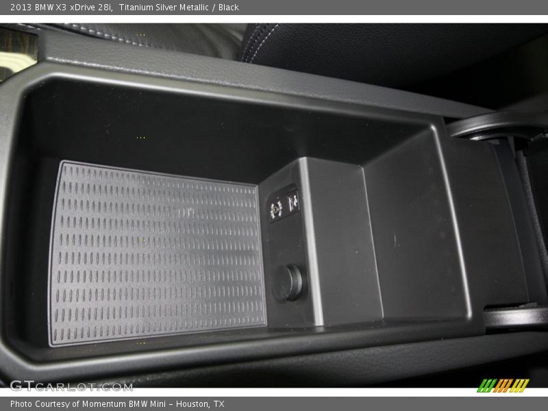 Titanium Silver Metallic / Black 2013 BMW X3 xDrive 28i