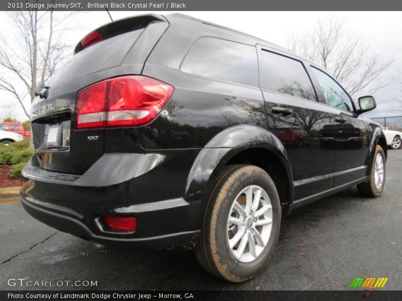 Brilliant Black Crystal Pearl / Black 2013 Dodge Journey SXT