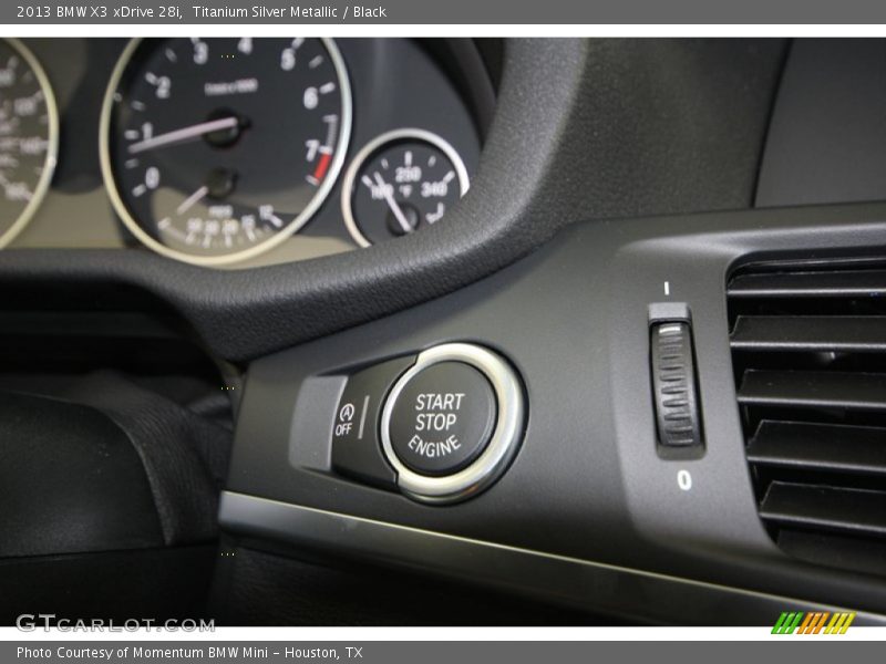 Titanium Silver Metallic / Black 2013 BMW X3 xDrive 28i