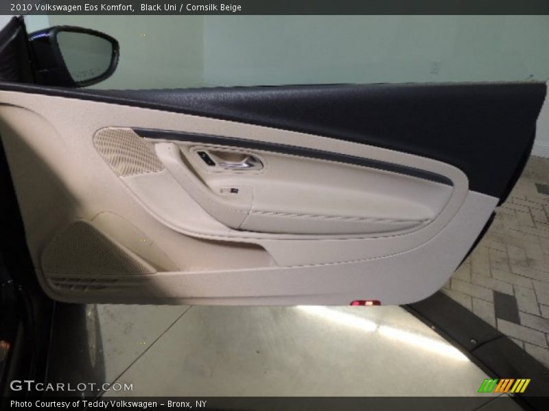 Black Uni / Cornsilk Beige 2010 Volkswagen Eos Komfort