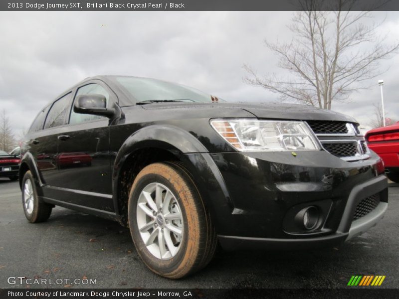 Brilliant Black Crystal Pearl / Black 2013 Dodge Journey SXT