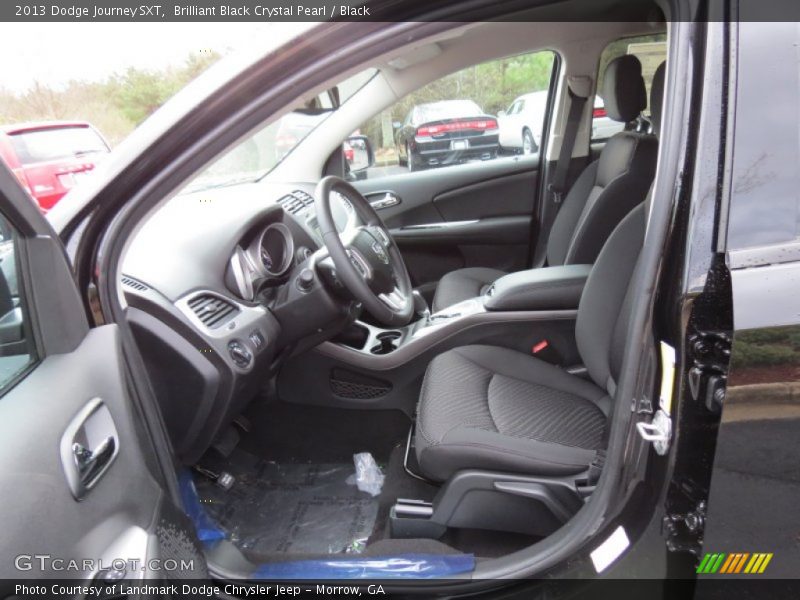 Brilliant Black Crystal Pearl / Black 2013 Dodge Journey SXT