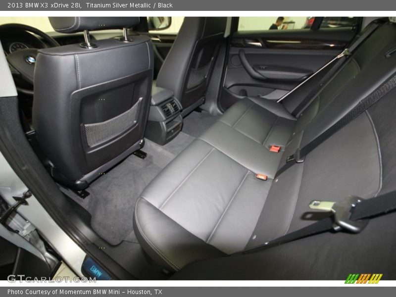 Titanium Silver Metallic / Black 2013 BMW X3 xDrive 28i