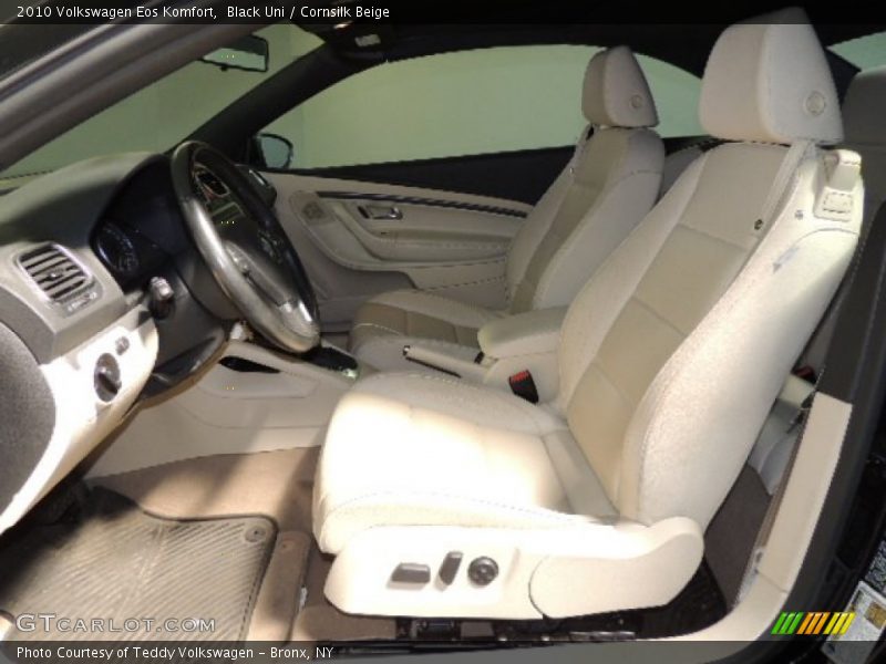 Black Uni / Cornsilk Beige 2010 Volkswagen Eos Komfort