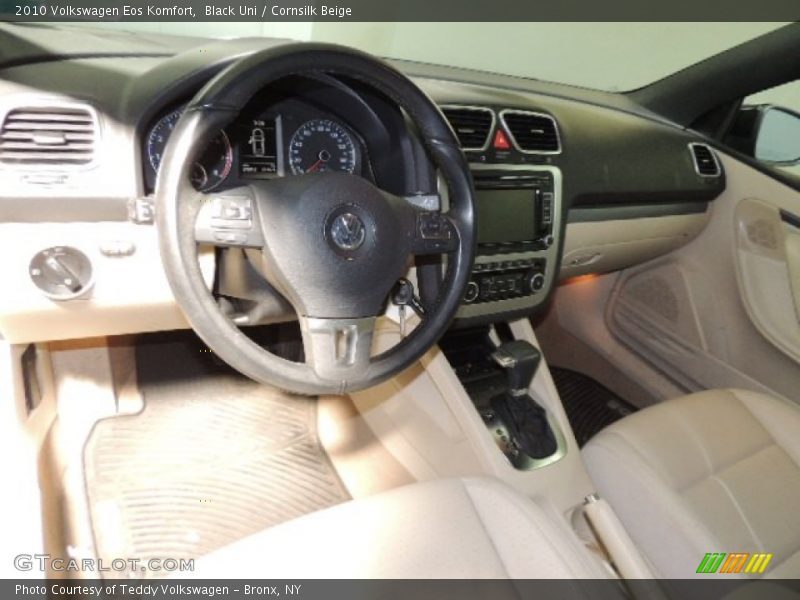 Black Uni / Cornsilk Beige 2010 Volkswagen Eos Komfort