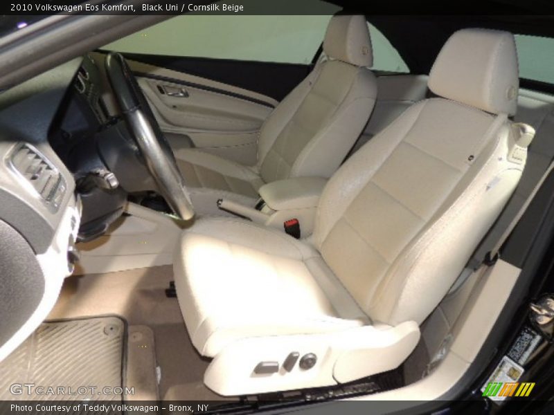 Black Uni / Cornsilk Beige 2010 Volkswagen Eos Komfort