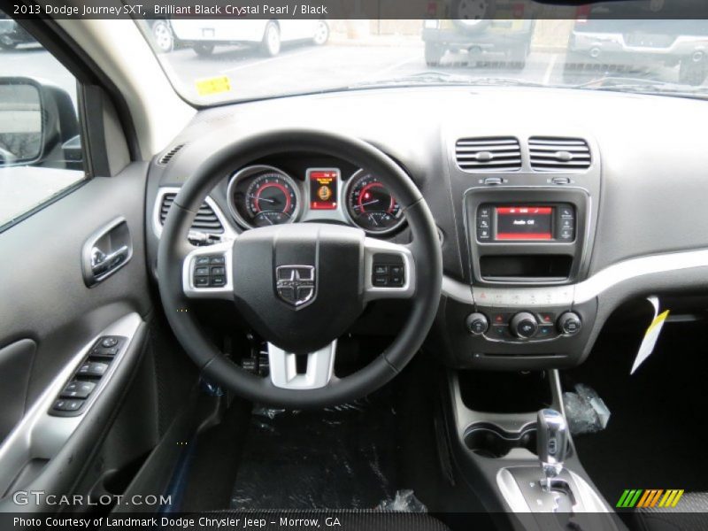 Brilliant Black Crystal Pearl / Black 2013 Dodge Journey SXT
