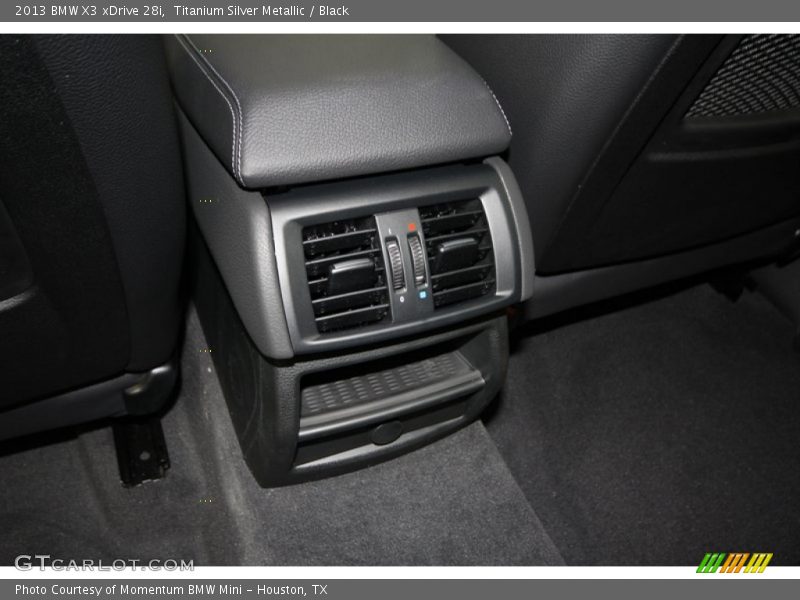 Titanium Silver Metallic / Black 2013 BMW X3 xDrive 28i